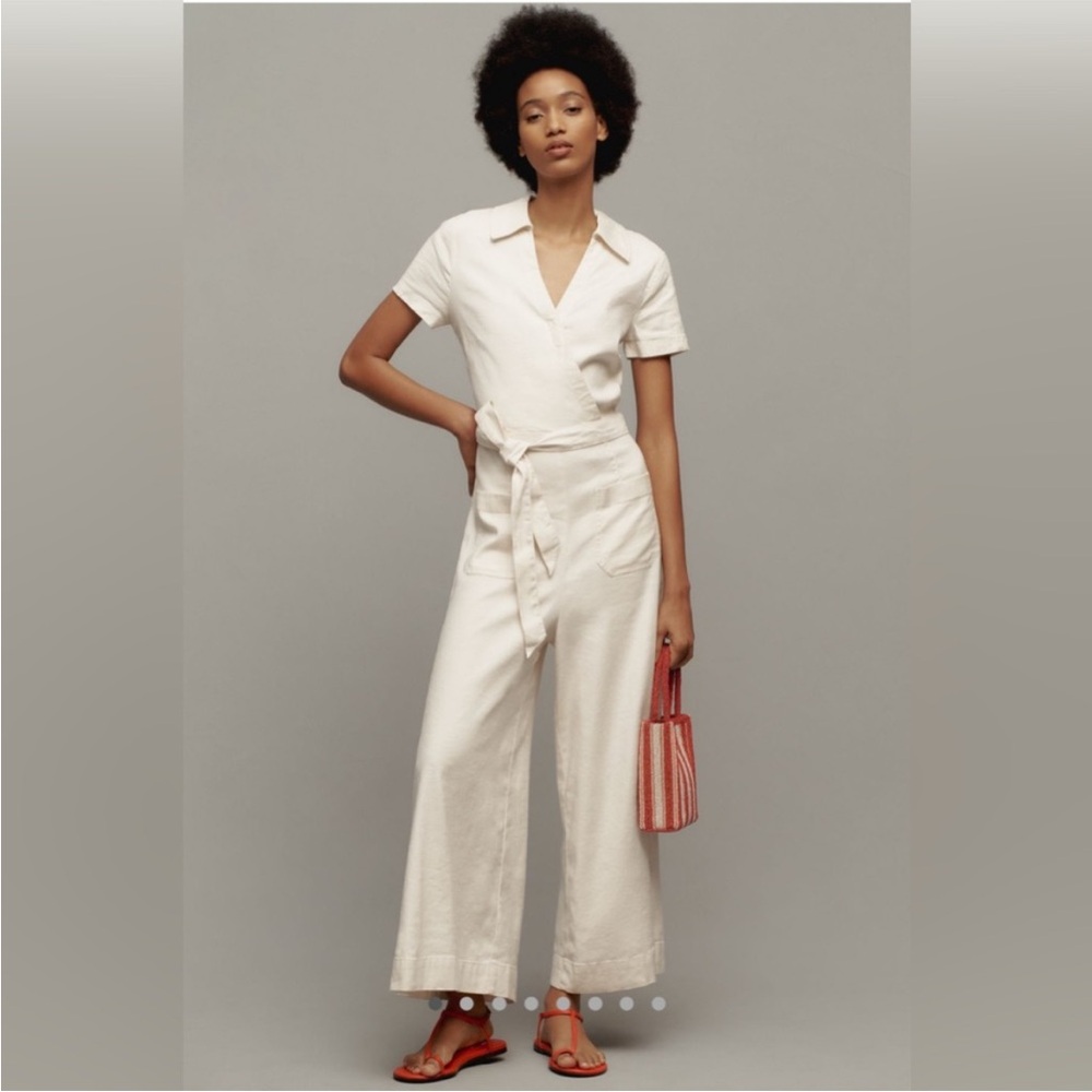MAEVE NWT ivory jumpsuit